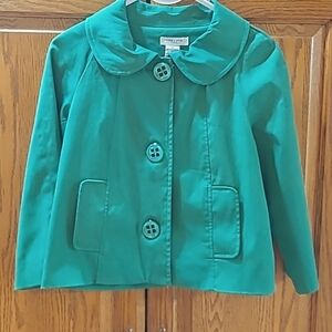 Vertigo Paris New Short Cropped Swing Windbreaker Jacket